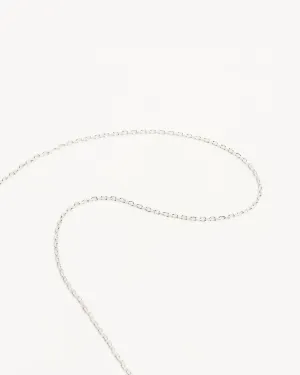 Sterling Silver 18" Signature Chain Necklace