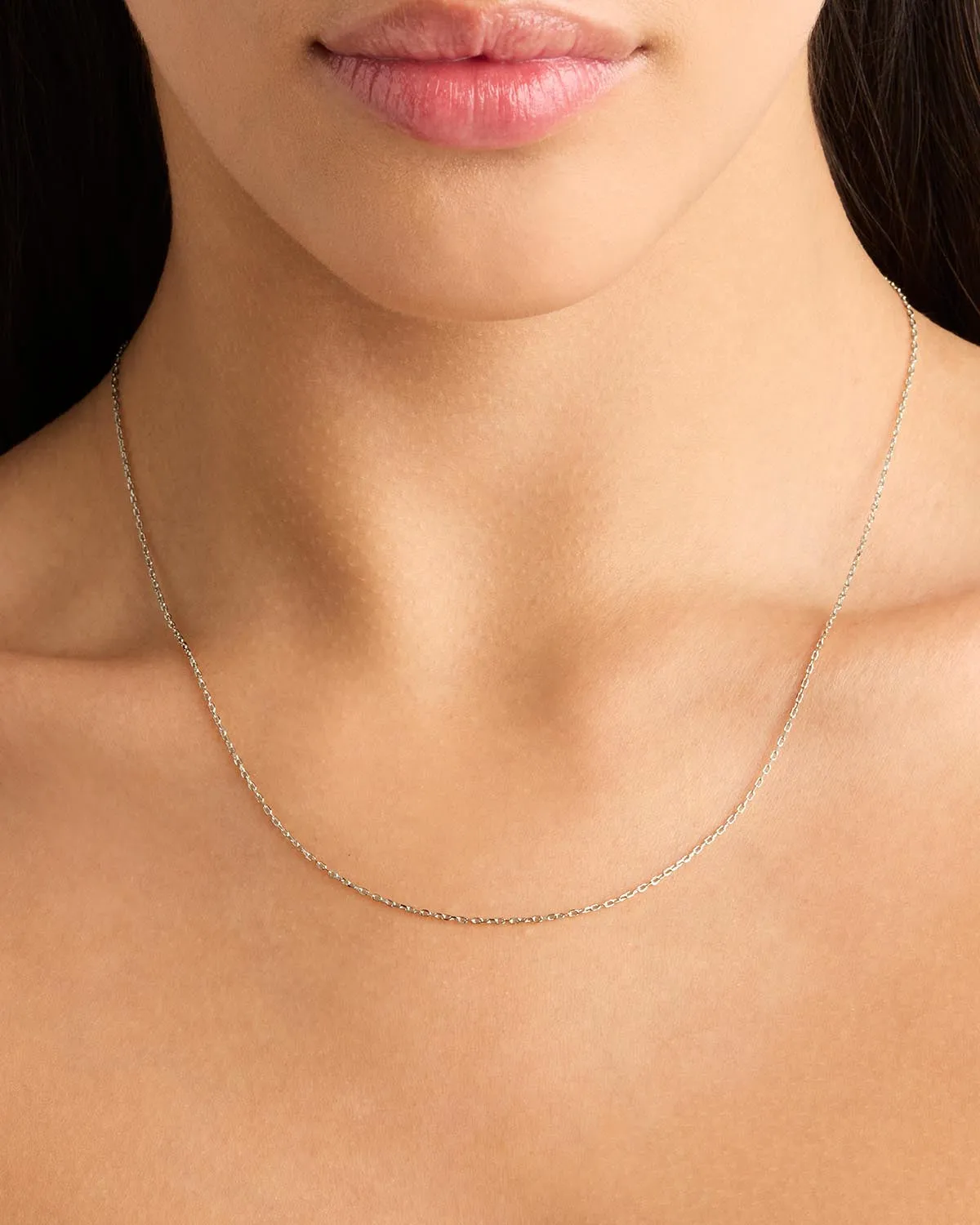 Sterling Silver 18" Signature Chain Necklace