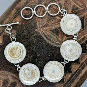 Sterling Silver Antik Shell Bracelet