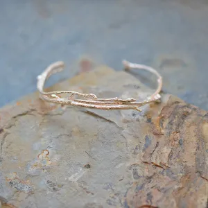 Sterling Silver Thin Budding Branch Bracelet