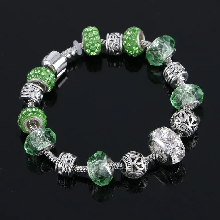 Summer style wholesale aliexpress european charm beads fit charm bracelets for women