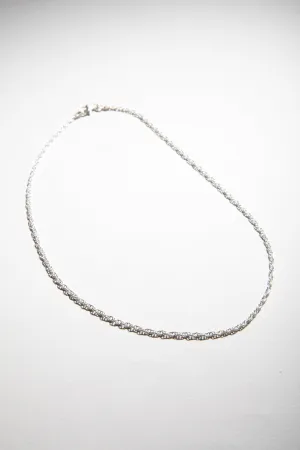 Twist Chain Sterling Silver Necklace