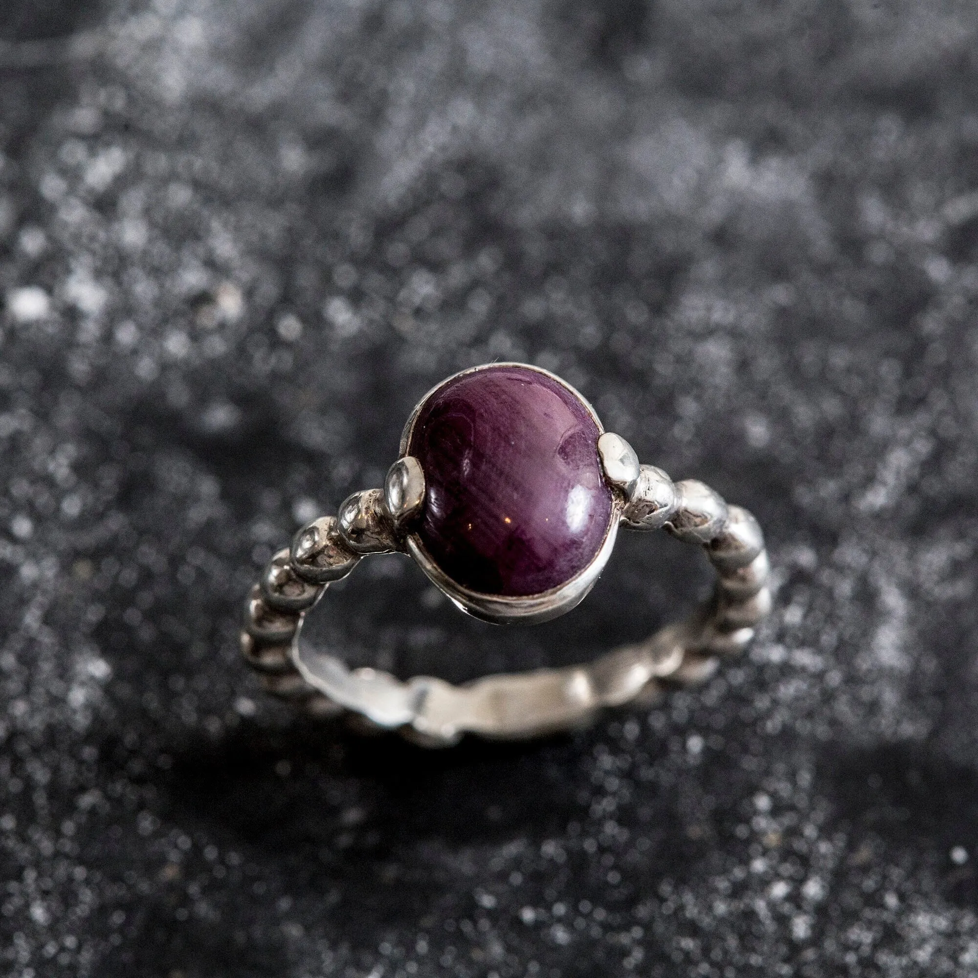 Vintage Ruby Ring - Genuine Ruby Ring - July Birthstone Ring