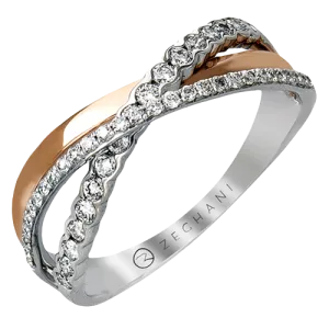 ZR559 Right Hand Ring in 14k Gold with Diamonds